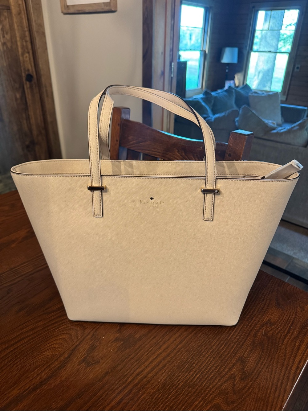Kate Spade Cream Harmony Tote Bag